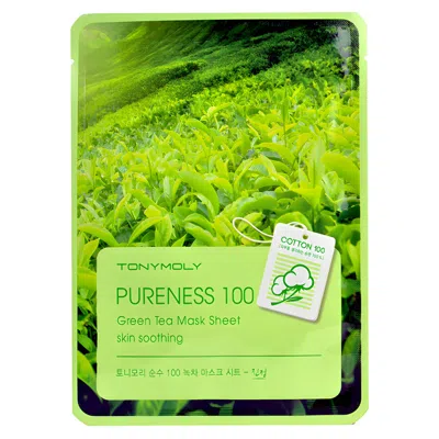 Tonymoly Ladies Pureness 100 Skin Soothing Green Tea Mask Sheet 0.7 oz Skin Care 8806358512323