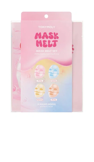 Tonymoly Mask Melt Assorted Overnight Hydrogel Mask 4pc. In Beauty: Na