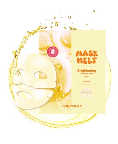 Tonymoly Mask Melt Brightening Overnight Hydrogel Mask, 1.30 Oz. In Transparent