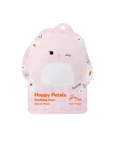 Tonymoly Satine Hoppy Petals Rose Sheet Mask, 0.71 Oz. In Transparent