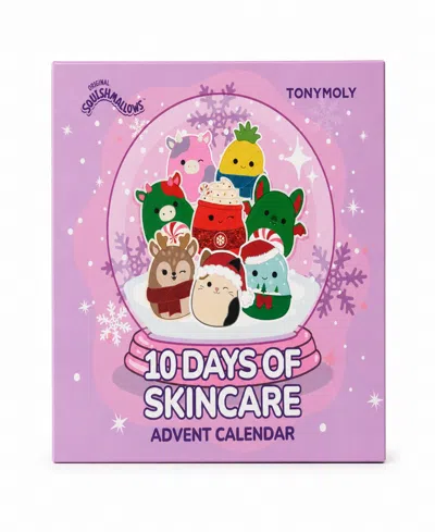 Tonymoly Squishmallows 10-days Advent Calendar Set In Transparent