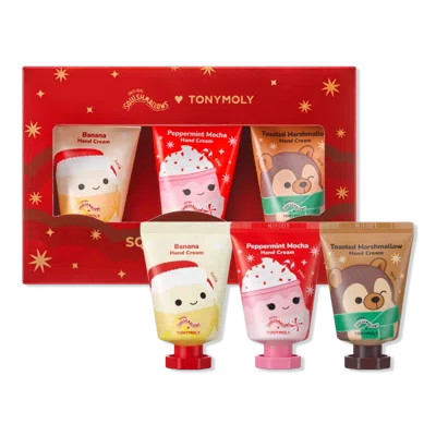 Tonymoly Squishmallows Hydrating Hand Cream Trio