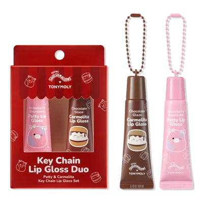 Tonymoly Squishmallows Keychain Lip Gloss Duo