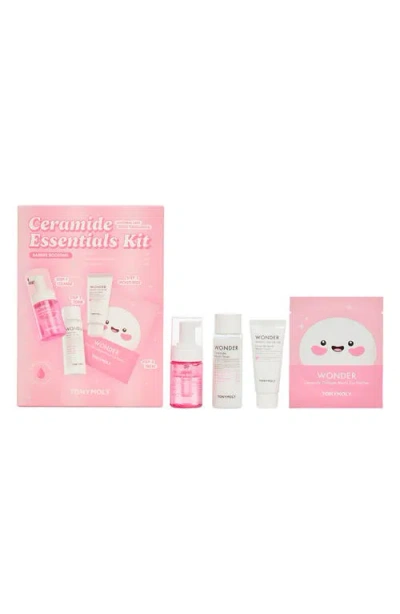 Tonymoly Wonder Ceramide Mochi Barrier Boosting Essentials Kit In Transparent
