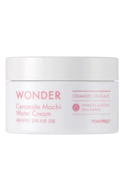 Tonymoly Wonder Ceramide Mochi Water Cream In Transparent