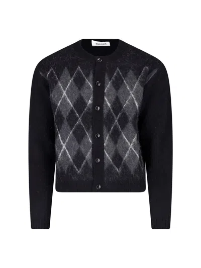 Tonywack Cardigan Aus Alpaka-mischung In Black
