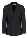 Tonywack Tailored Wool Blend Blazer In Black