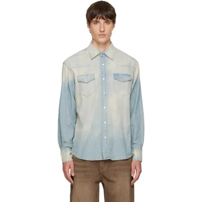 Tonywack Blue Western Denim Shirt