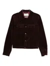Tonywack Buttoned Corduroy Jacket In Red