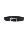 Tonywack Calf Leather Belt In Black