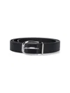 Tonywack Calf Leather Belt In Black