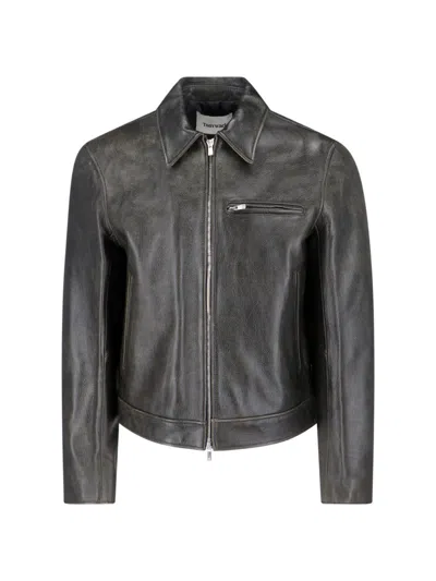 TONYWACK CALF LEATHER JACKET
