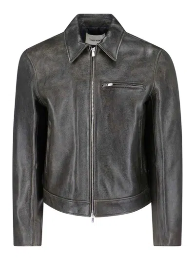 TONYWACK CALF LEATHER JACKET