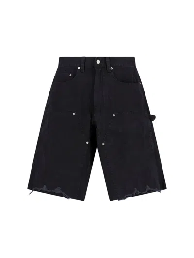 Tonywack Cargo Shorts In Black