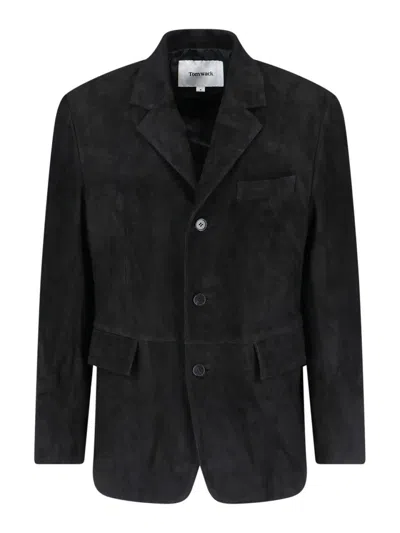 TONYWACK CHAQUETA DE CUERO - NEGRO