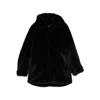 Tonywack Hooded Coat In Black