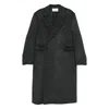 Tonywack Wool-blend Buttoned Coat In Black