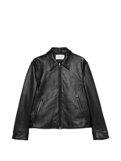 Tonywack Collared Jacket In Black