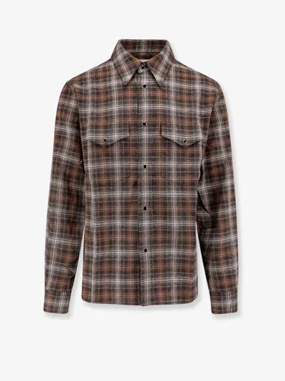 Tonywack Cotton Shirt With Madras Motif