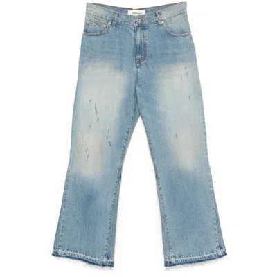 TONYWACK DENIM WIDE-LEG JEANS