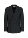 Tonywack Tailored Wool Blend Blazer In Black  