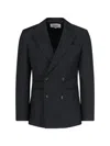 Tonywack Tailored Wool Blend Blazer In Black