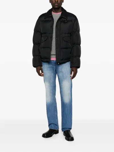 Tonywack Faded Straight-leg Jeans In Black