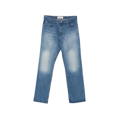 Tonywack Faded Straight-leg Jeans In Blue