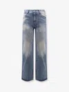 Tonywack Flared Leg Jeans In Blue