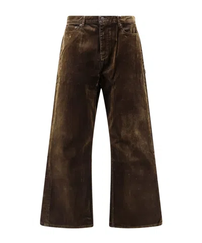 Tonywack Flared Leg Jeans In Blue