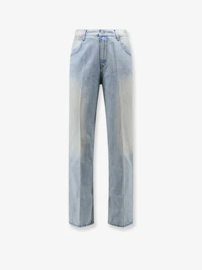 Tonywack Flared-leg Cotton Jeans In Animal Print