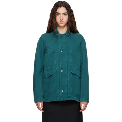 Tonywack Green Brushed Cotton Barn Jacket