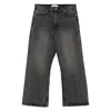 Tonywack Denim Wide-leg Jeans In Gray