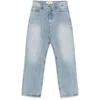 Tonywack Loose Flared-leg Jeans In Blue