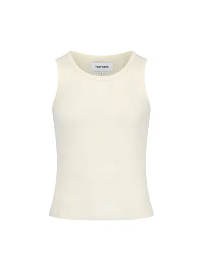 Tonywack Knitted Tank Top In White