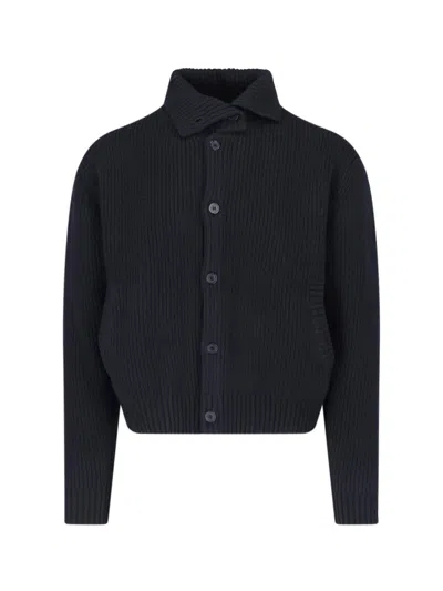 Tonywack Men's Merino Wool-cotton Sweater In Black