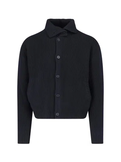 Tonywack Cardigan Aus Merinowollmischung In Blue