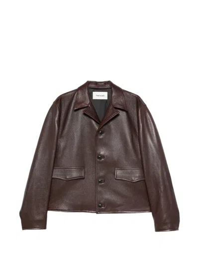 Tonywack Notched-lapel Flap-pockets Jacket In Brown