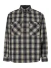 Tonywack 'ombré' Multicolor Shirt With Check Motif And Two Front Pocket In Wool Blend Man In Multicolor