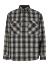 Tonywack 'ombré' Multicolor Shirt With Check Motif And Two Front Pocket In Wool Blend Man In Multicolor