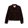 Tonywack Buttoned Corduroy Jacket In Brown