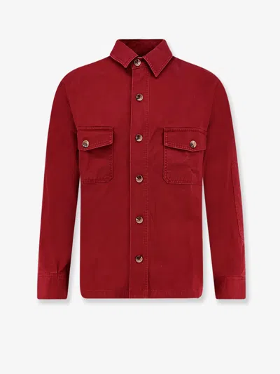 Tonywack Oversize Cotton Shirt In Red