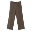 Tonywack Pleated Pants In Brown