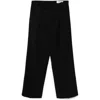 Tonywack Pleated Tailored Trousers In Black