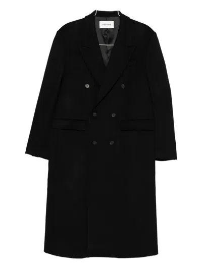TONYWACK PEAK-LAPELS DOUBLE-BREASTED COAT
