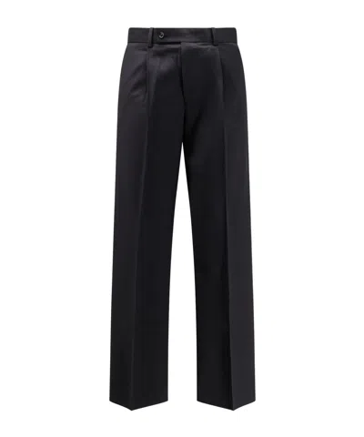Tonywack Pleated Straight-leg Pants In Black