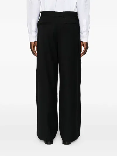Tonywack Pleated Wide-leg Trousers In Multi