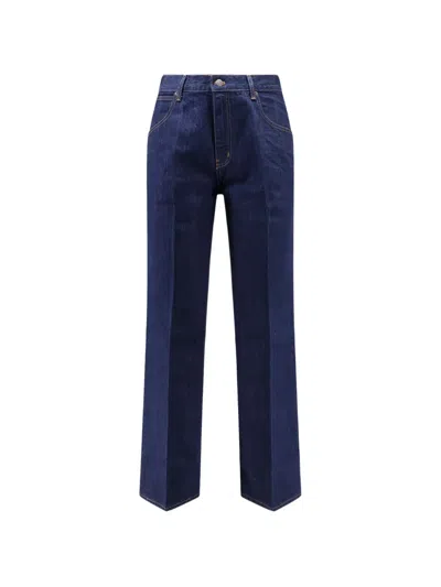 Tonywack Pressed-crease Jeans In Blue