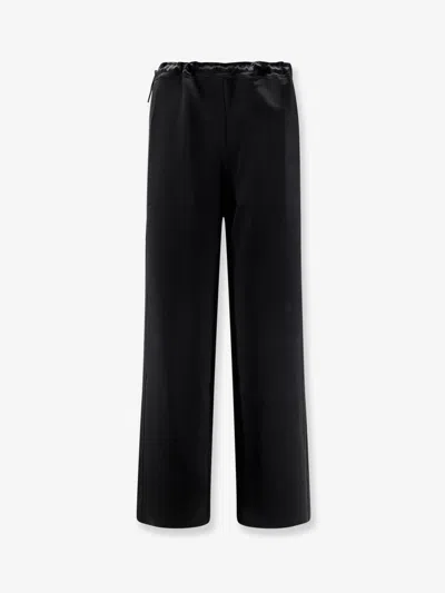 Tonywack Satin Trousers In Black