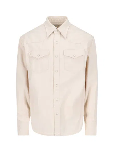 Tonywack Western Shirt In Beige
